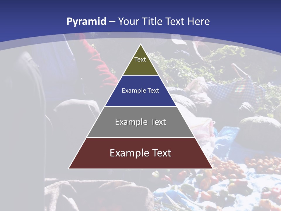 A Group Of People Sitting Around A Table Full Of Vegetables PowerPoint Template