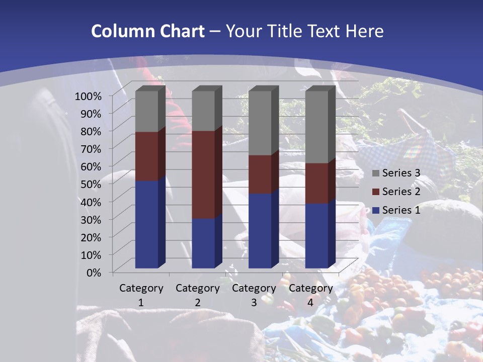 A Group Of People Sitting Around A Table Full Of Vegetables PowerPoint Template