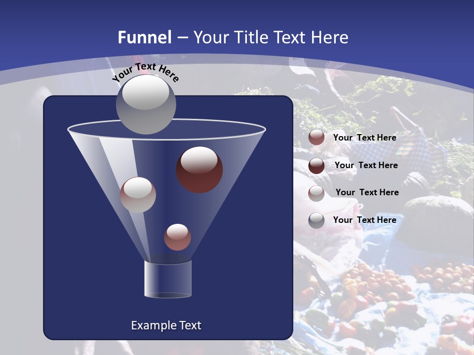 A Group Of People Sitting Around A Table Full Of Vegetables PowerPoint Template