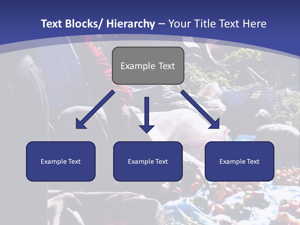 A Group Of People Sitting Around A Table Full Of Vegetables PowerPoint Template