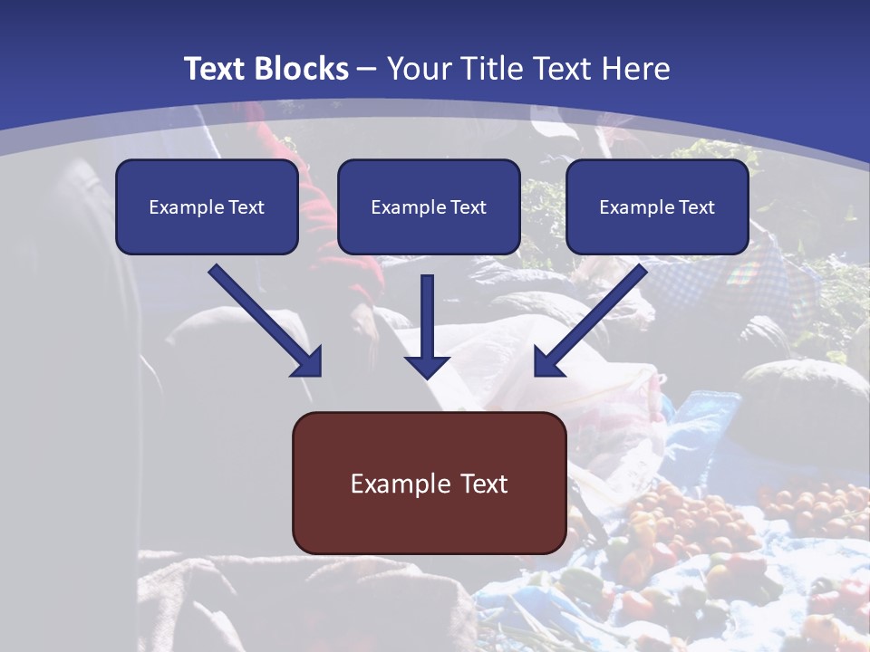 A Group Of People Sitting Around A Table Full Of Vegetables PowerPoint Template