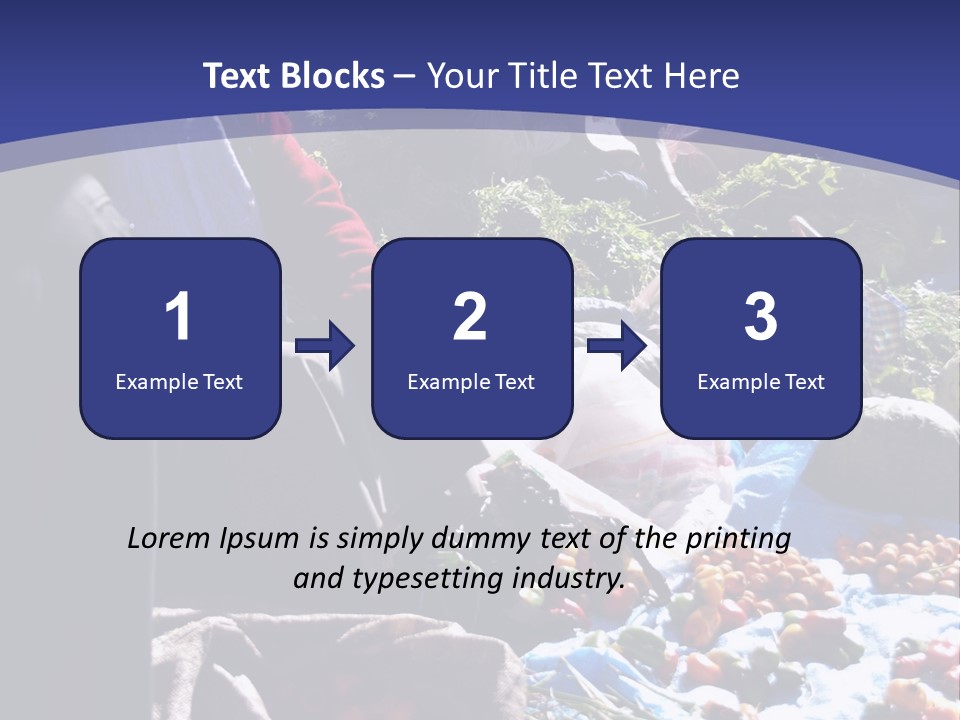 A Group Of People Sitting Around A Table Full Of Vegetables PowerPoint Template