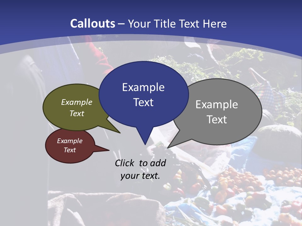 A Group Of People Sitting Around A Table Full Of Vegetables PowerPoint Template