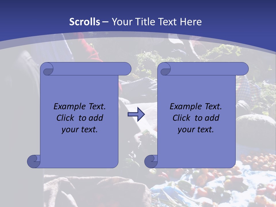 A Group Of People Sitting Around A Table Full Of Vegetables PowerPoint Template