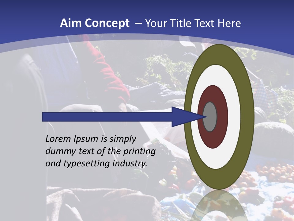 A Group Of People Sitting Around A Table Full Of Vegetables PowerPoint Template