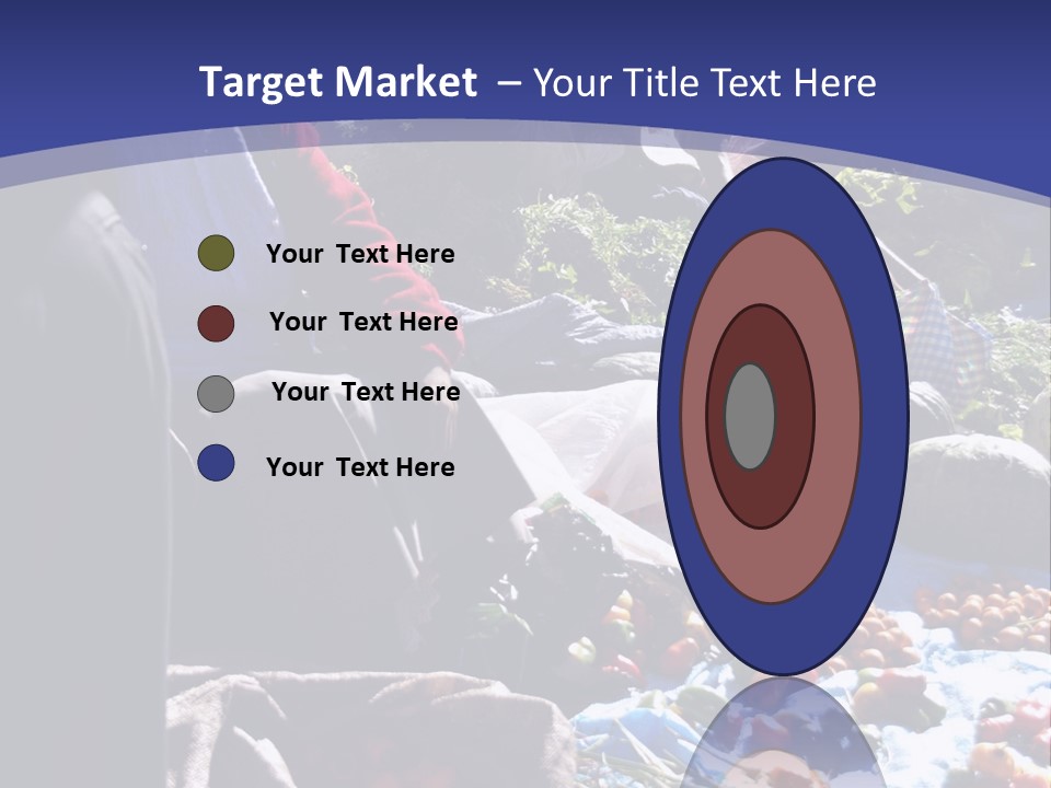 A Group Of People Sitting Around A Table Full Of Vegetables PowerPoint Template