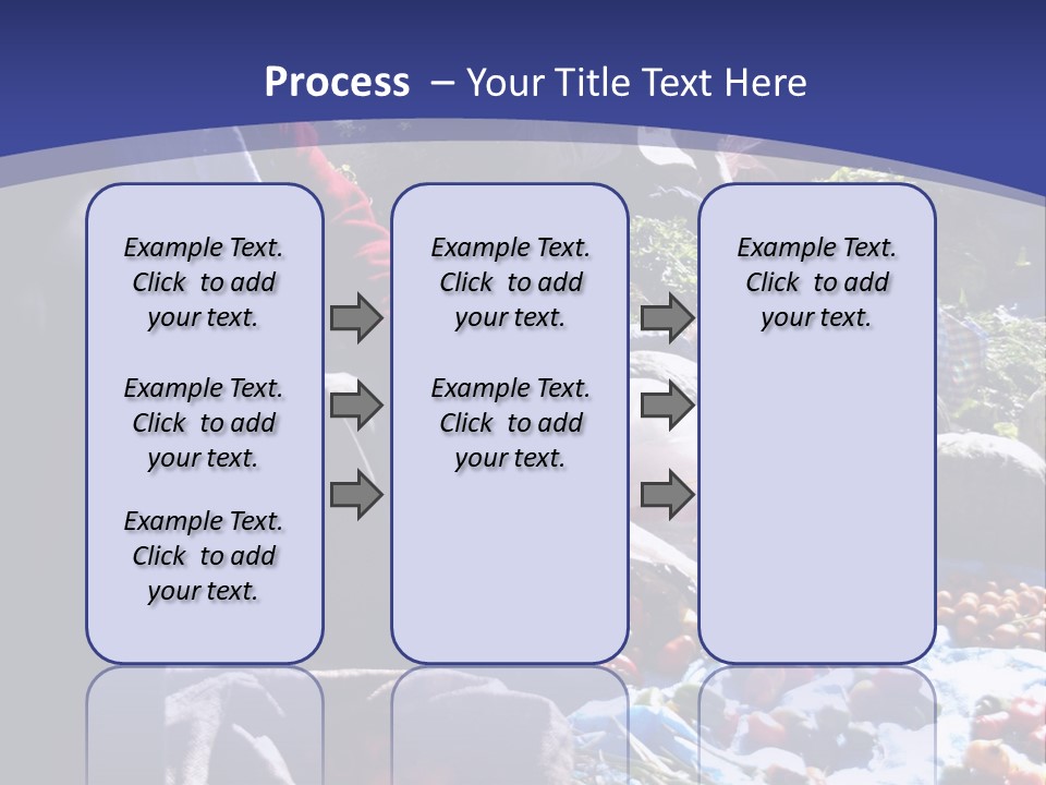 A Group Of People Sitting Around A Table Full Of Vegetables PowerPoint Template