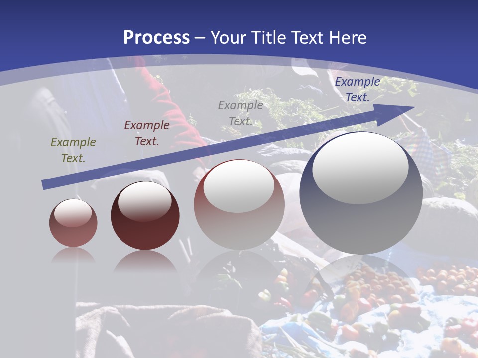 A Group Of People Sitting Around A Table Full Of Vegetables PowerPoint Template