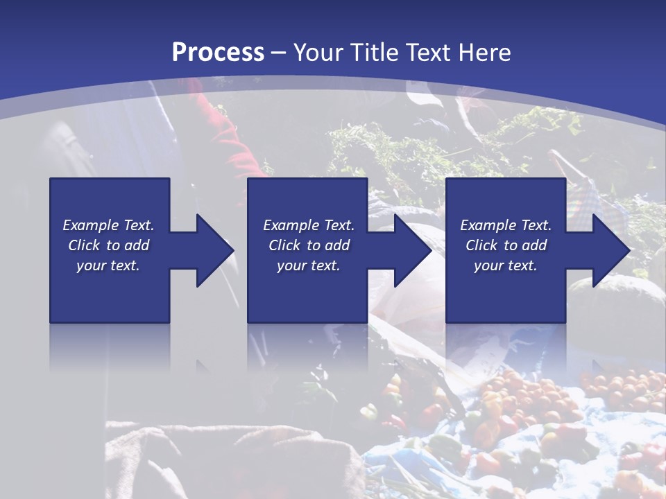 A Group Of People Sitting Around A Table Full Of Vegetables PowerPoint Template