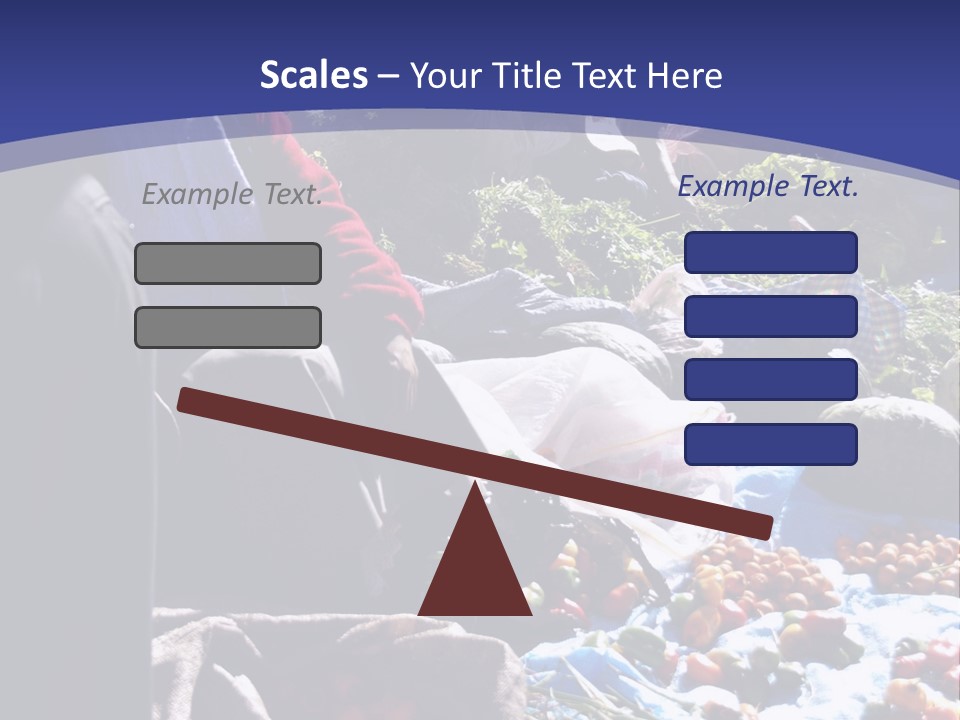 A Group Of People Sitting Around A Table Full Of Vegetables PowerPoint Template