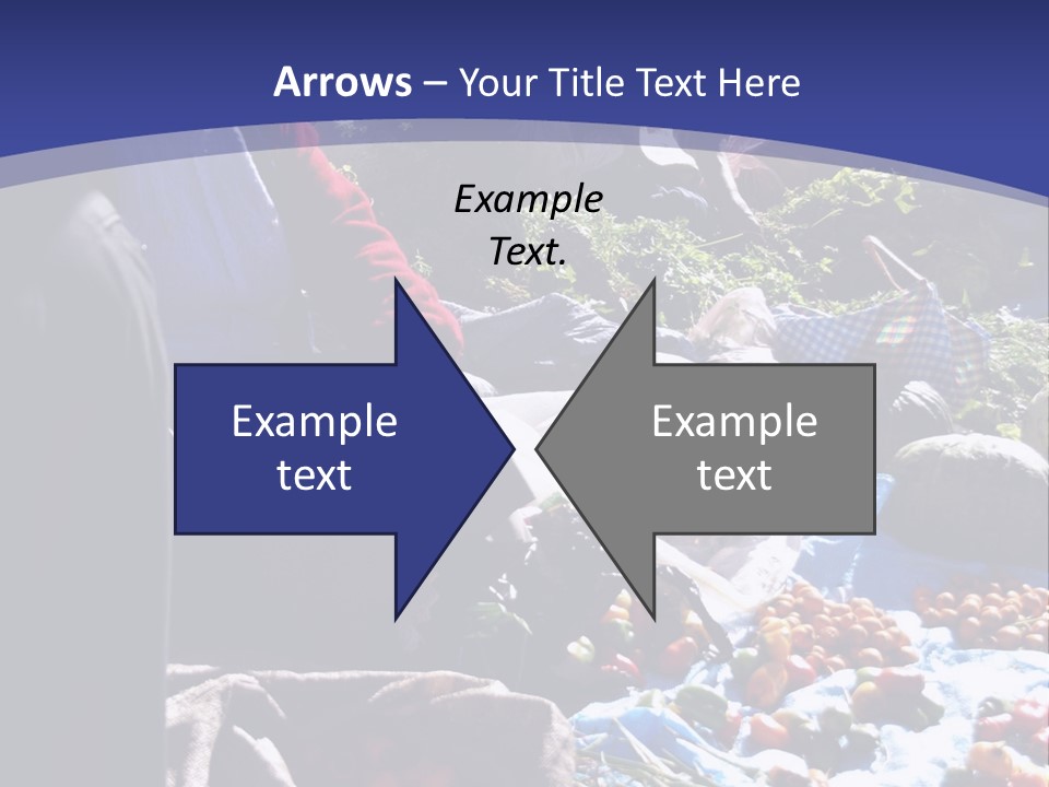 A Group Of People Sitting Around A Table Full Of Vegetables PowerPoint Template