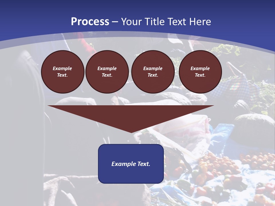 A Group Of People Sitting Around A Table Full Of Vegetables PowerPoint Template