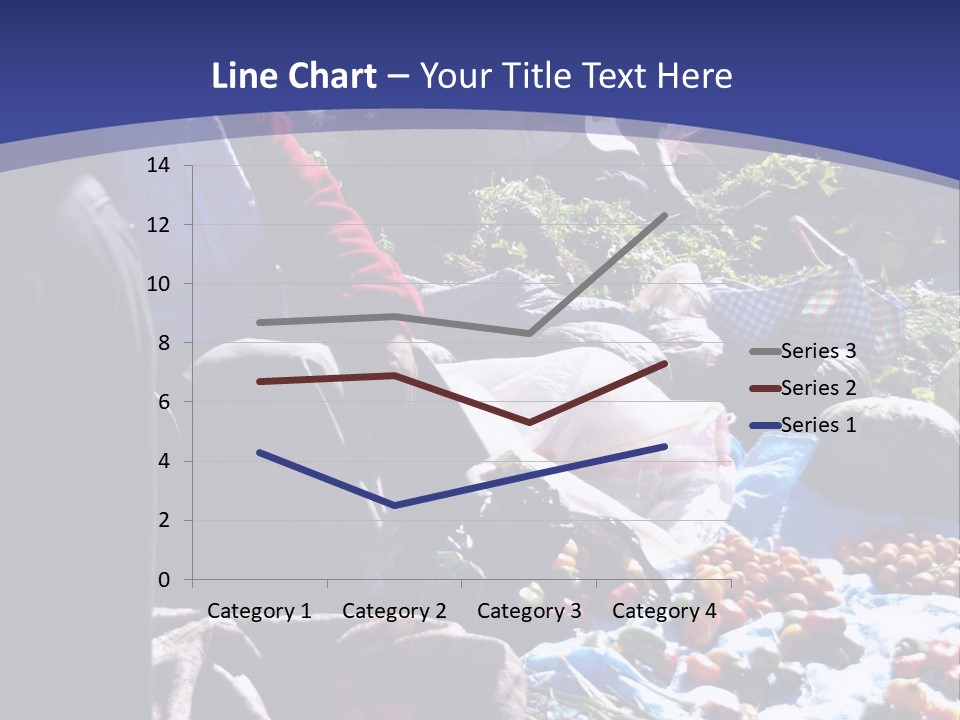 A Group Of People Sitting Around A Table Full Of Vegetables PowerPoint Template