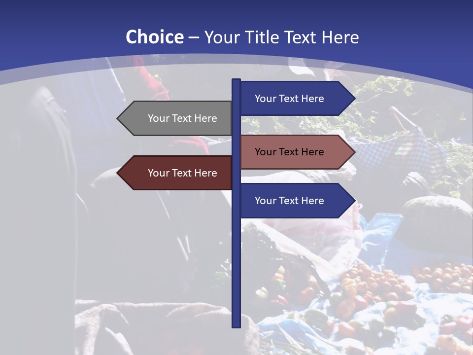 A Group Of People Sitting Around A Table Full Of Vegetables PowerPoint Template