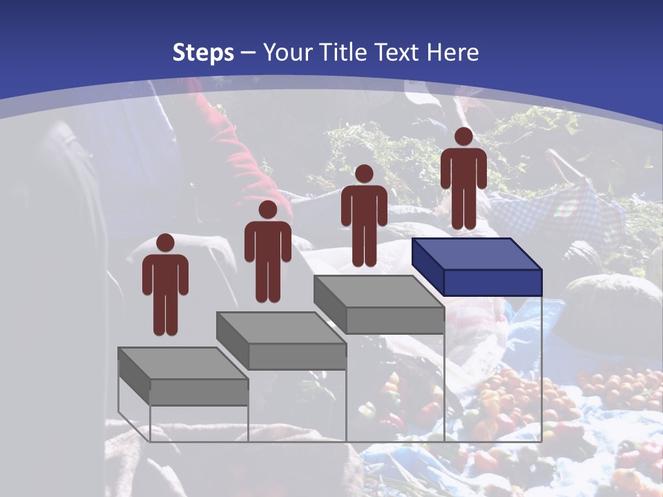 A Group Of People Sitting Around A Table Full Of Vegetables PowerPoint Template