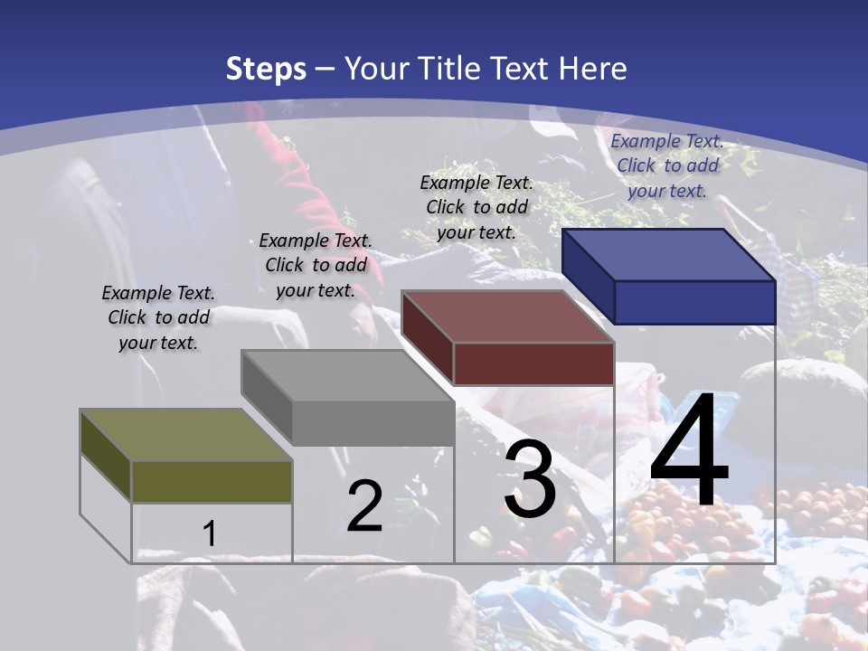 A Group Of People Sitting Around A Table Full Of Vegetables PowerPoint Template
