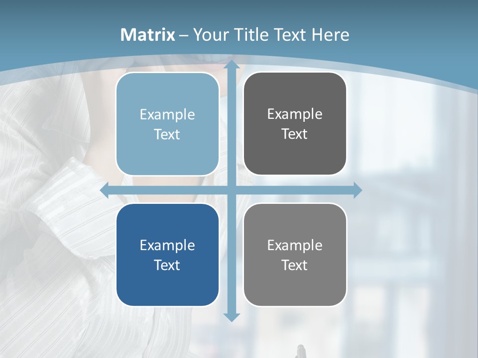 A Woman Sitting At A Desk Writing On A Piece Of Paper PowerPoint Template
