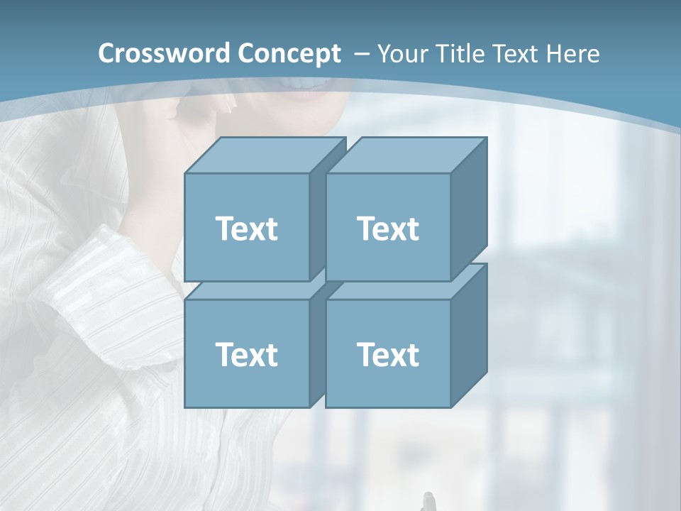 A Woman Sitting At A Desk Writing On A Piece Of Paper PowerPoint Template