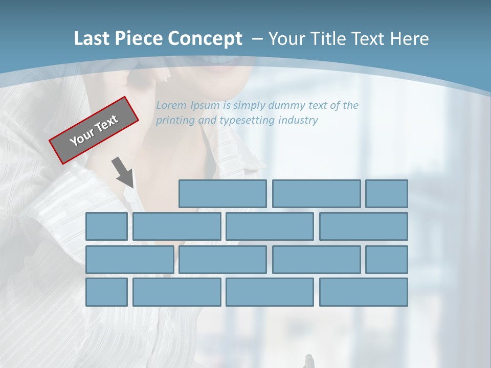 A Woman Sitting At A Desk Writing On A Piece Of Paper PowerPoint Template