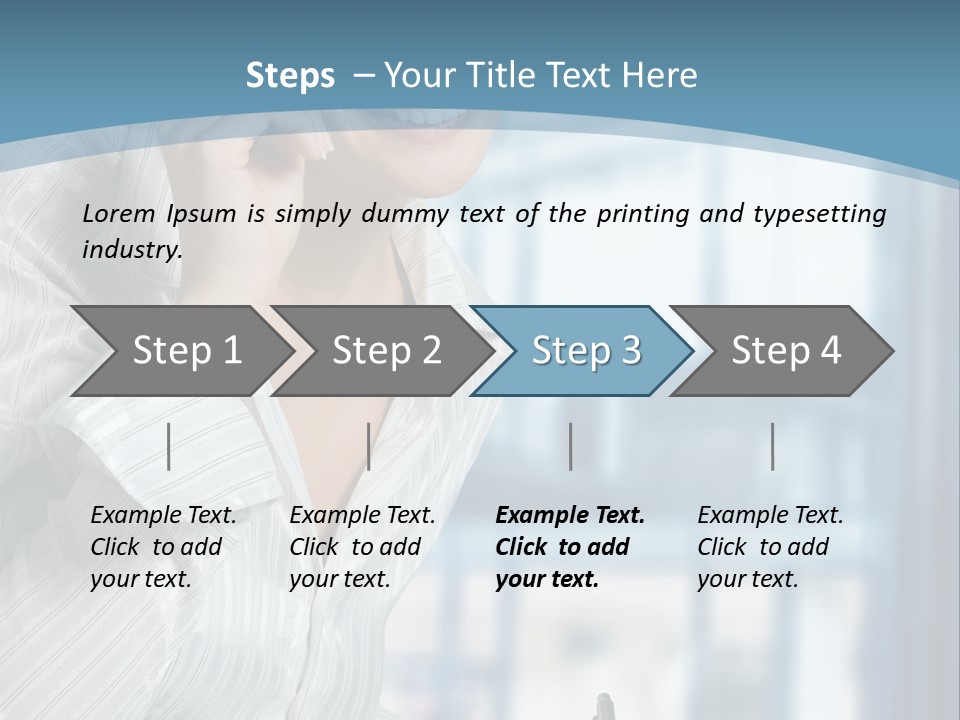 A Woman Sitting At A Desk Writing On A Piece Of Paper PowerPoint Template
