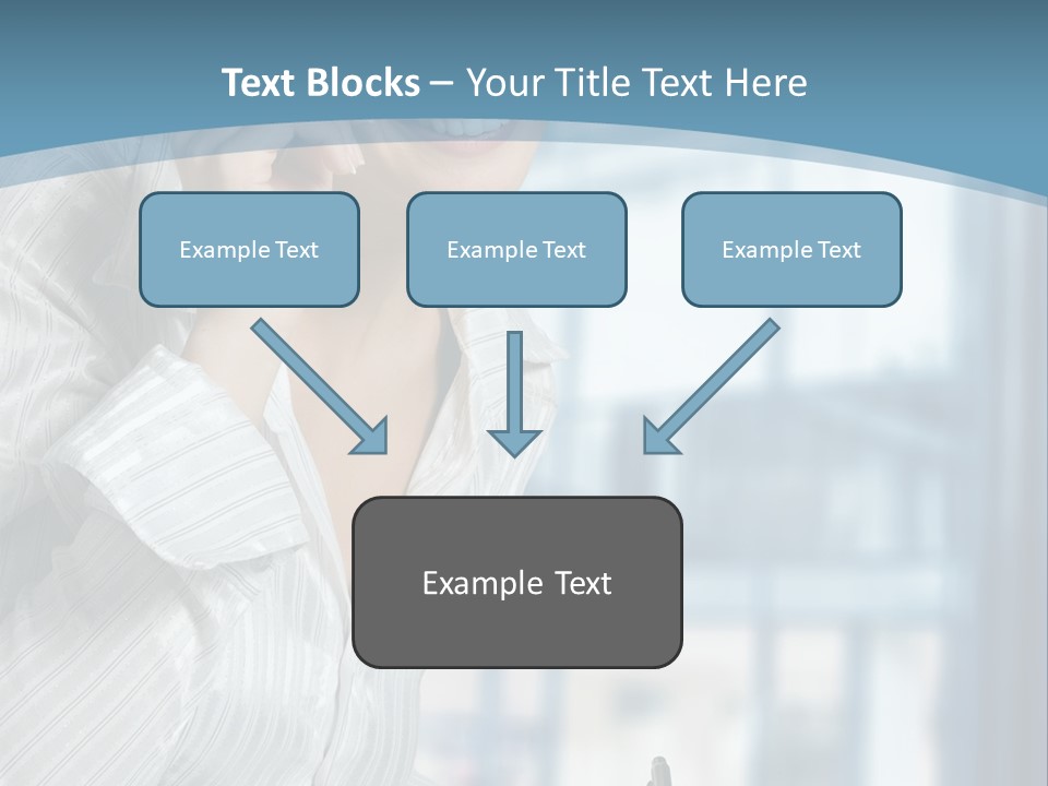 A Woman Sitting At A Desk Writing On A Piece Of Paper PowerPoint Template