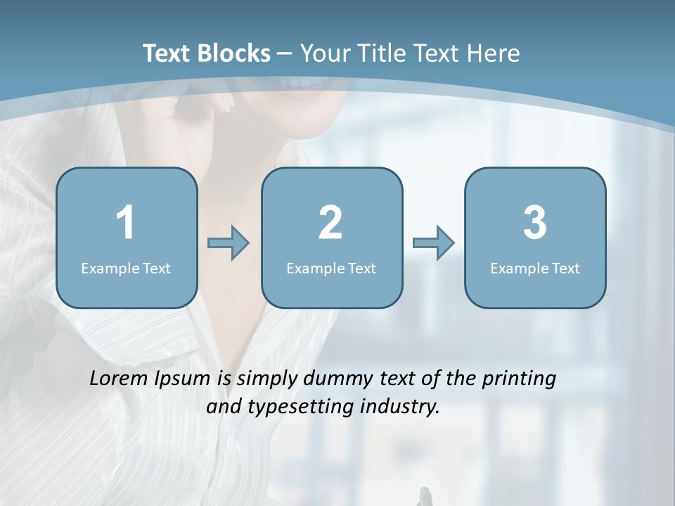 A Woman Sitting At A Desk Writing On A Piece Of Paper PowerPoint Template