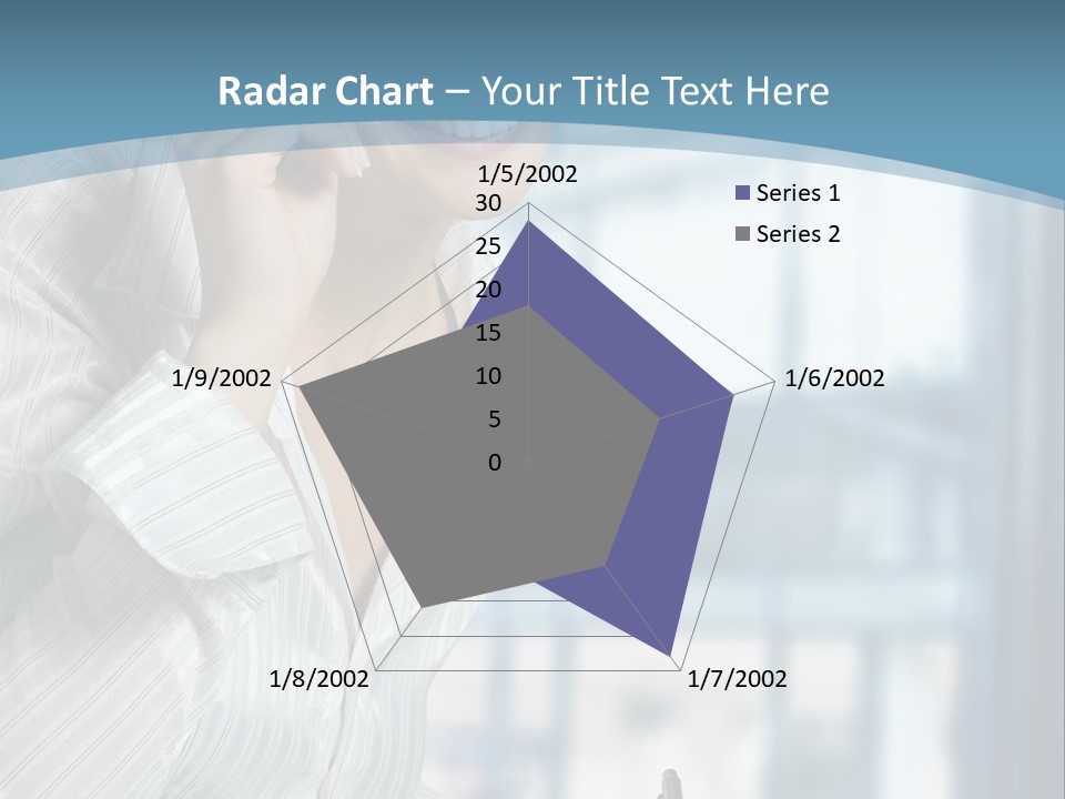 A Woman Sitting At A Desk Writing On A Piece Of Paper PowerPoint Template