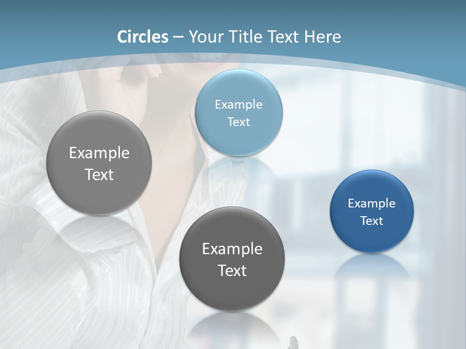 A Woman Sitting At A Desk Writing On A Piece Of Paper PowerPoint Template