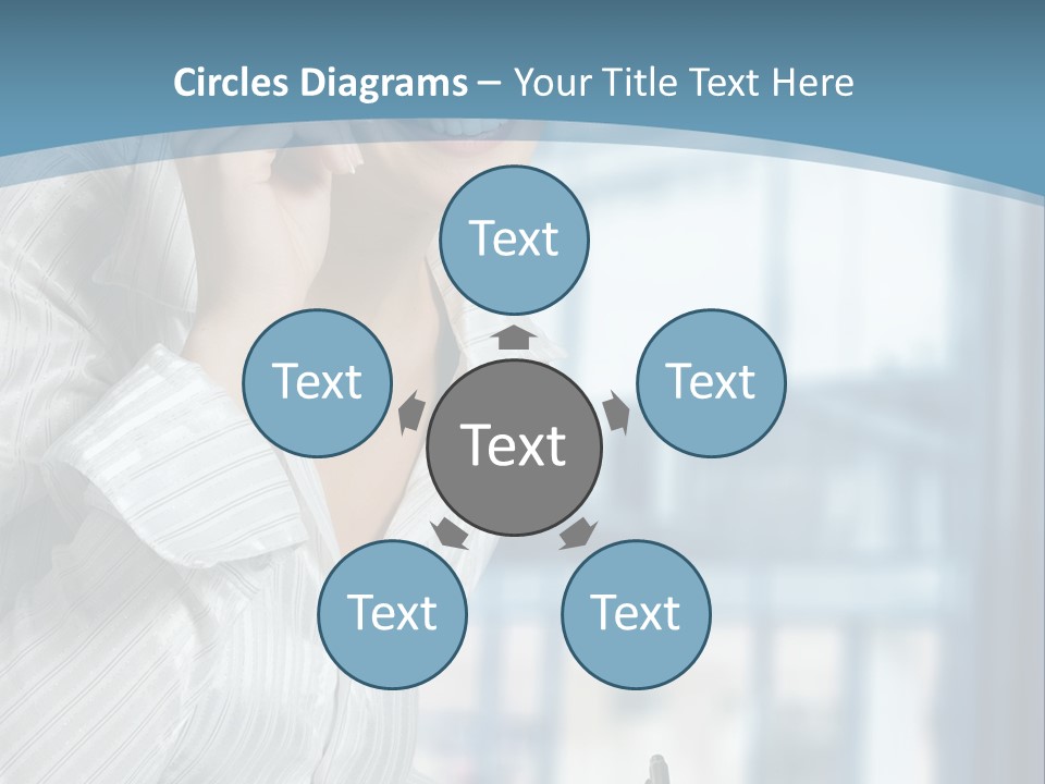 A Woman Sitting At A Desk Writing On A Piece Of Paper PowerPoint Template