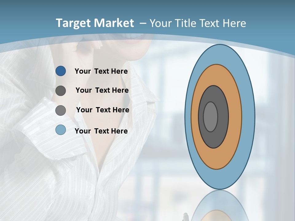 A Woman Sitting At A Desk Writing On A Piece Of Paper PowerPoint Template