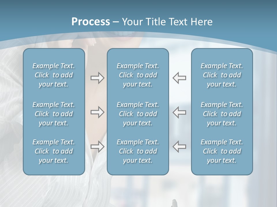 A Woman Sitting At A Desk Writing On A Piece Of Paper PowerPoint Template