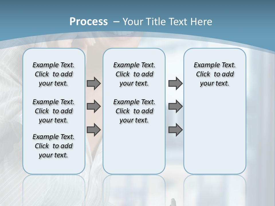 A Woman Sitting At A Desk Writing On A Piece Of Paper PowerPoint Template