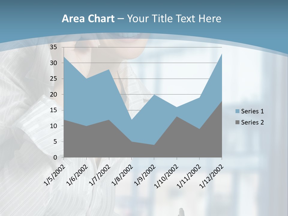 A Woman Sitting At A Desk Writing On A Piece Of Paper PowerPoint Template