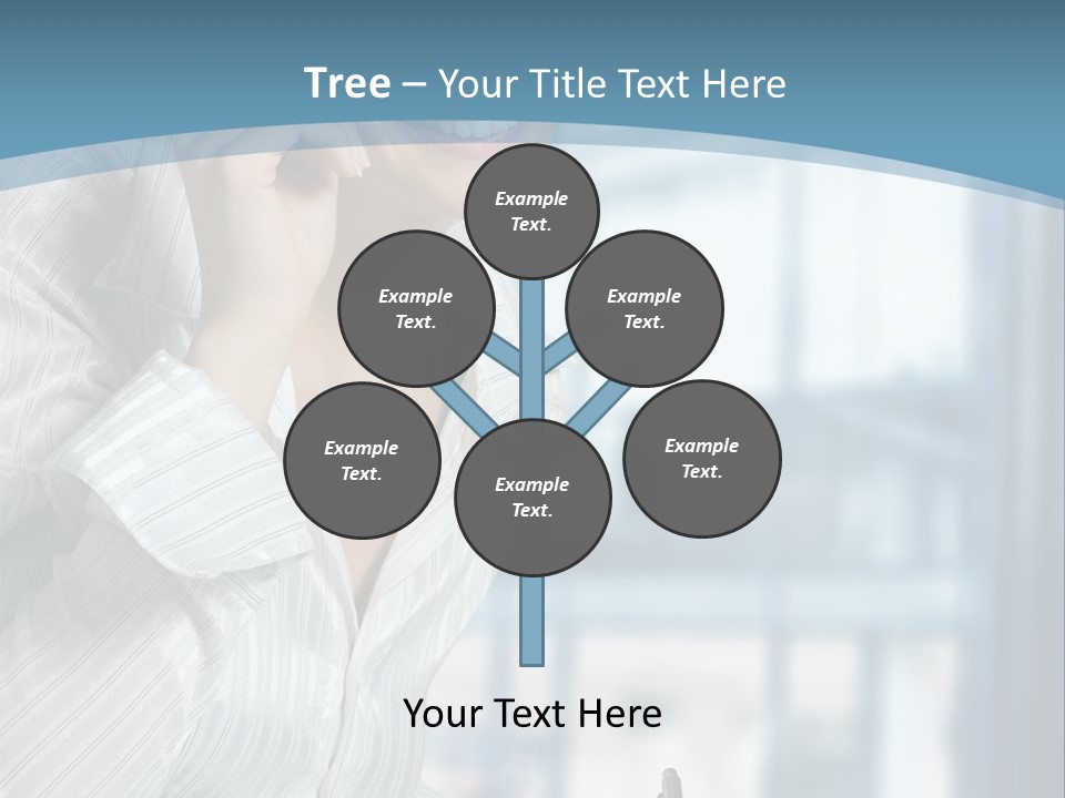 A Woman Sitting At A Desk Writing On A Piece Of Paper PowerPoint Template