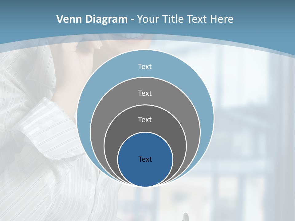 A Woman Sitting At A Desk Writing On A Piece Of Paper PowerPoint Template
