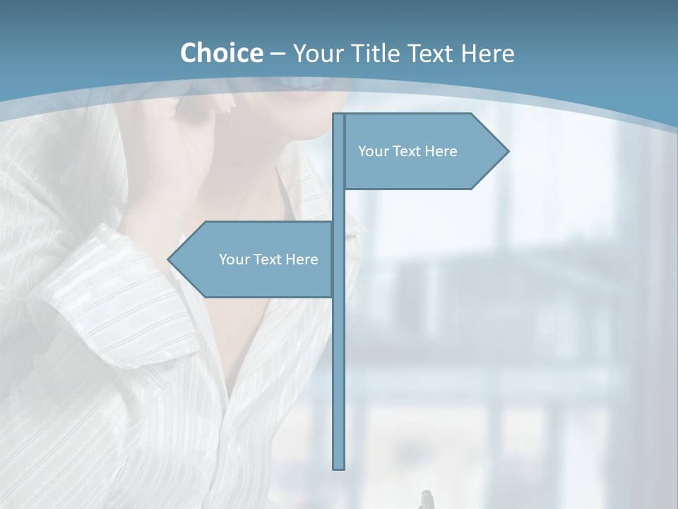 A Woman Sitting At A Desk Writing On A Piece Of Paper PowerPoint Template