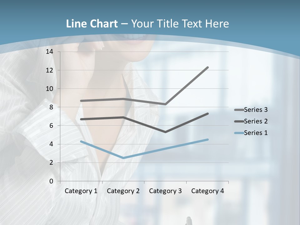 A Woman Sitting At A Desk Writing On A Piece Of Paper PowerPoint Template