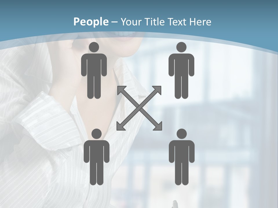 A Woman Sitting At A Desk Writing On A Piece Of Paper PowerPoint Template