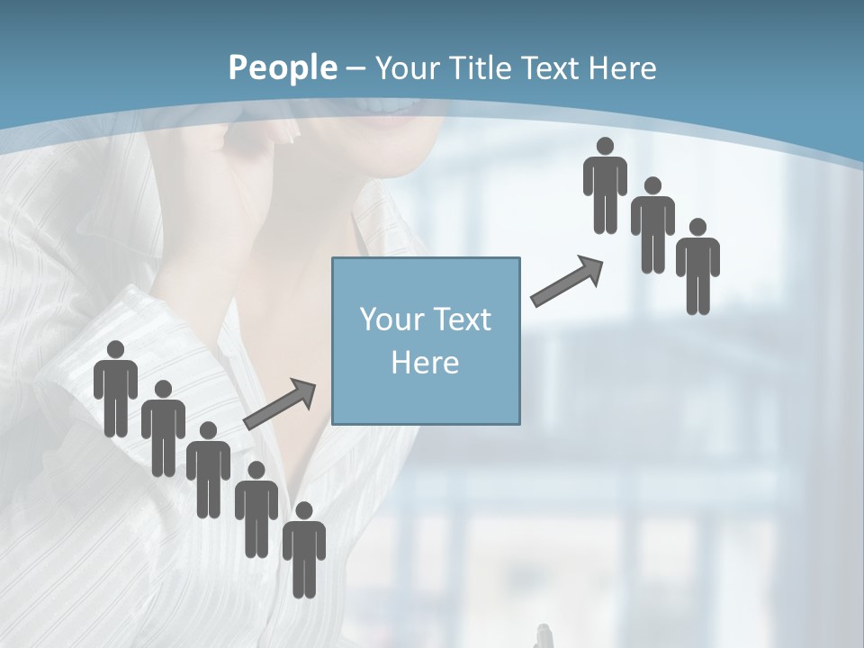 A Woman Sitting At A Desk Writing On A Piece Of Paper PowerPoint Template