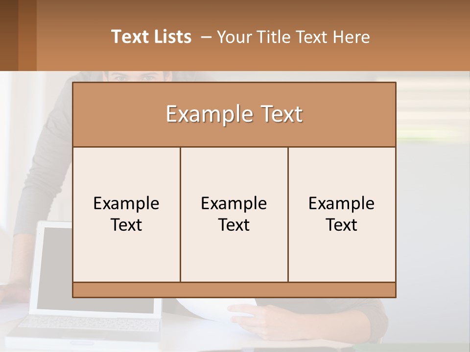 A Man And A Woman Looking At A Laptop Screen PowerPoint Template