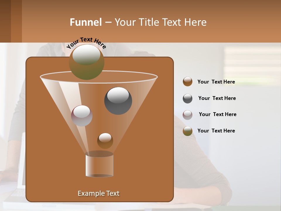 A Man And A Woman Looking At A Laptop Screen PowerPoint Template