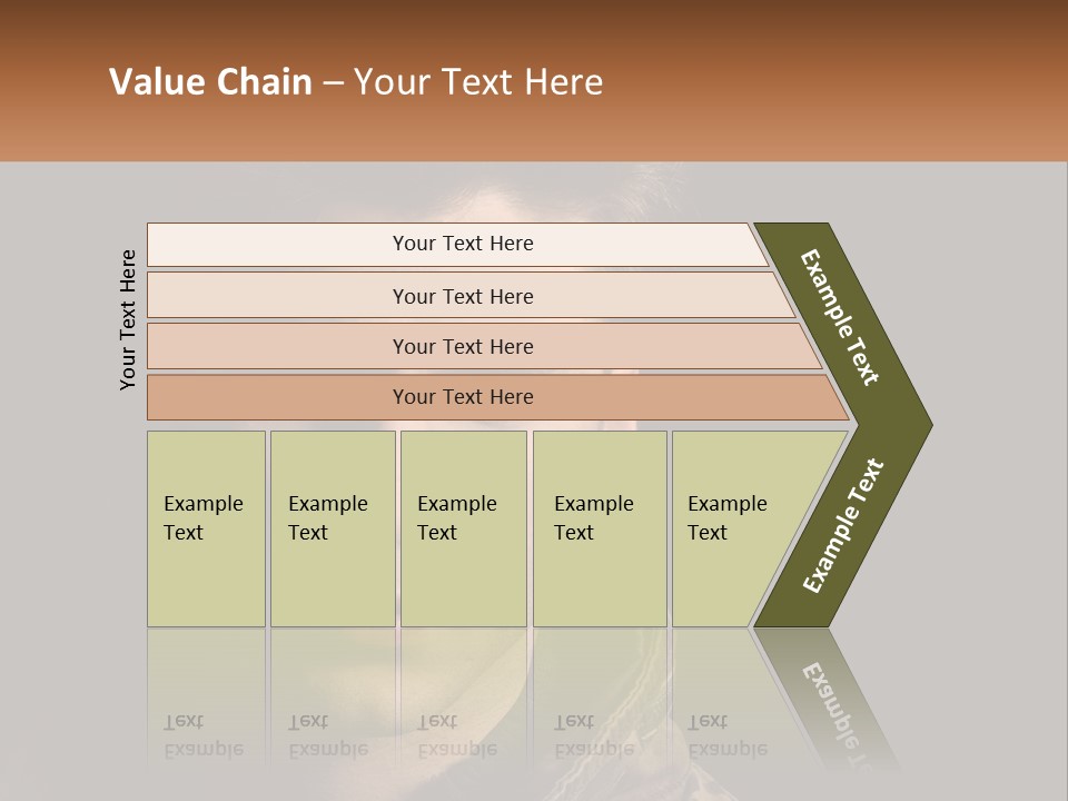 A Man In A Brown Jacket Is Looking At The Camera PowerPoint Template