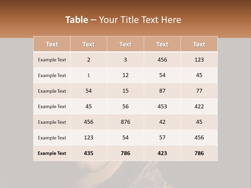 A Man In A Brown Jacket Is Looking At The Camera PowerPoint Template