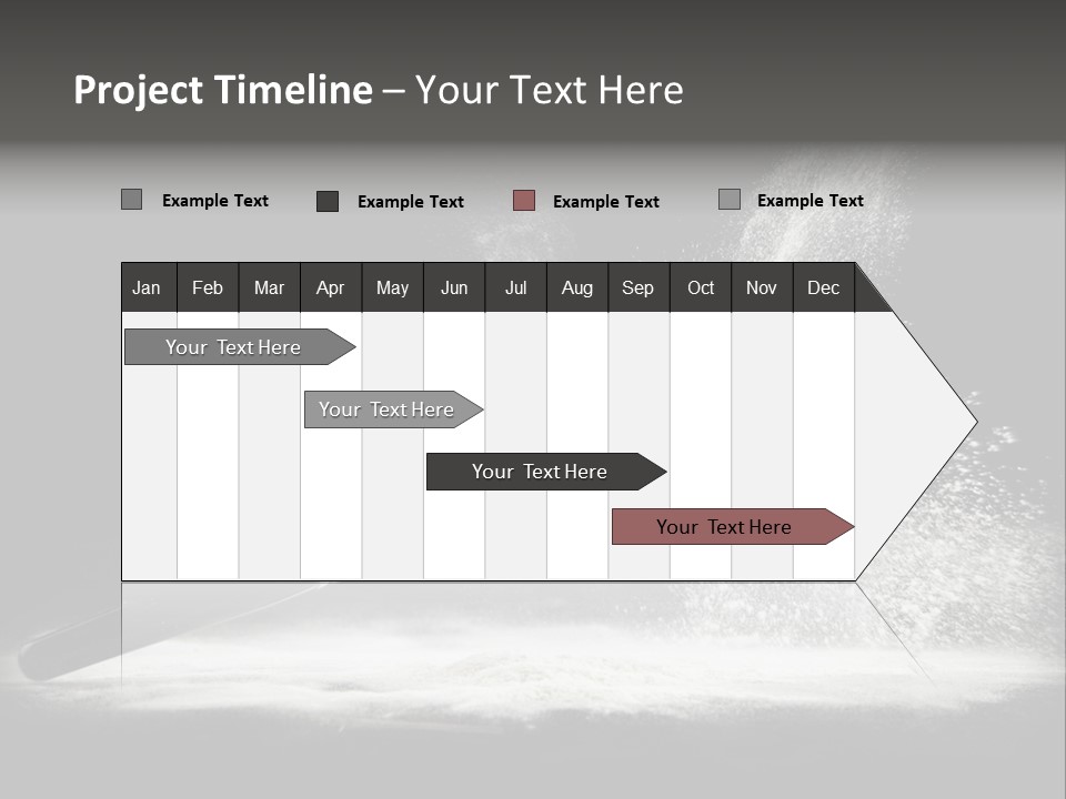A Black And White Photo Of A Brush With Powder Coming Out Of It PowerPoint Template