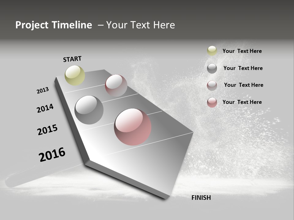A Black And White Photo Of A Brush With Powder Coming Out Of It PowerPoint Template