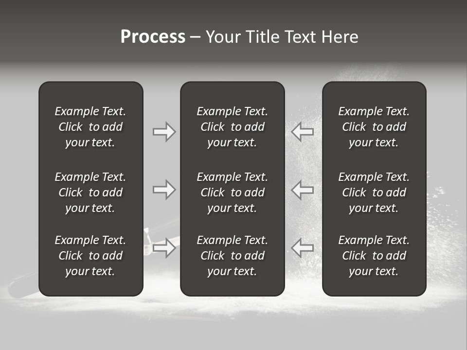 A Black And White Photo Of A Brush With Powder Coming Out Of It PowerPoint Template