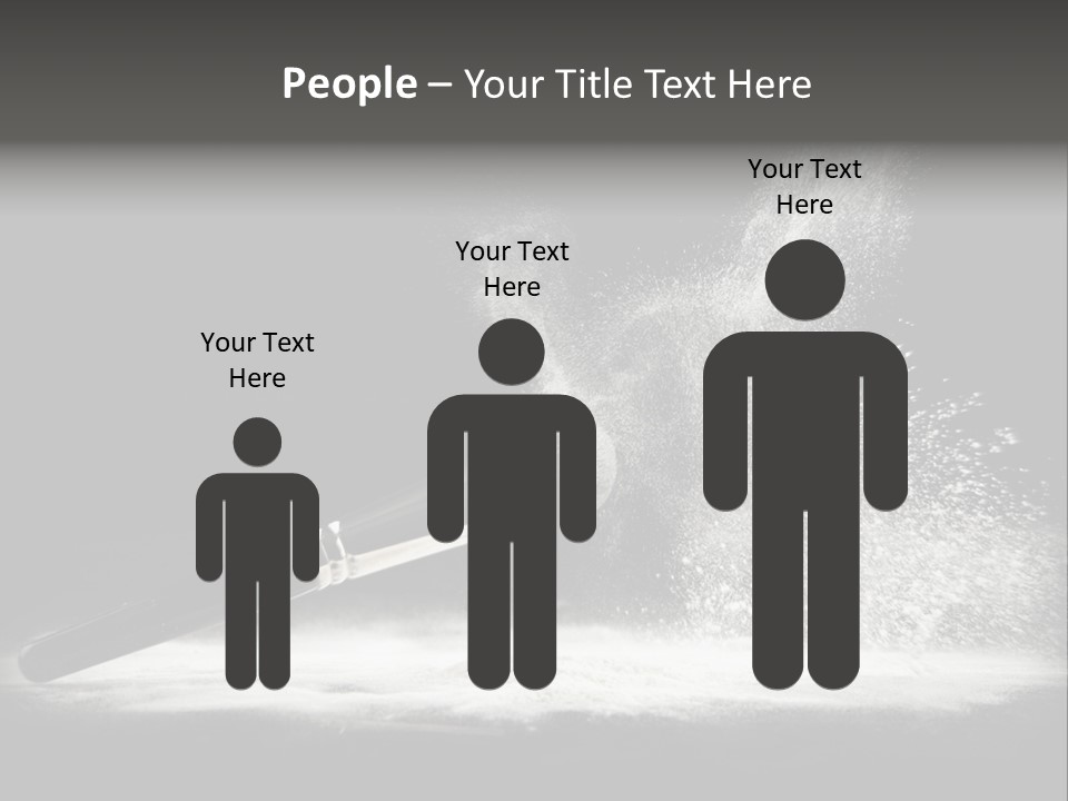 A Black And White Photo Of A Brush With Powder Coming Out Of It PowerPoint Template