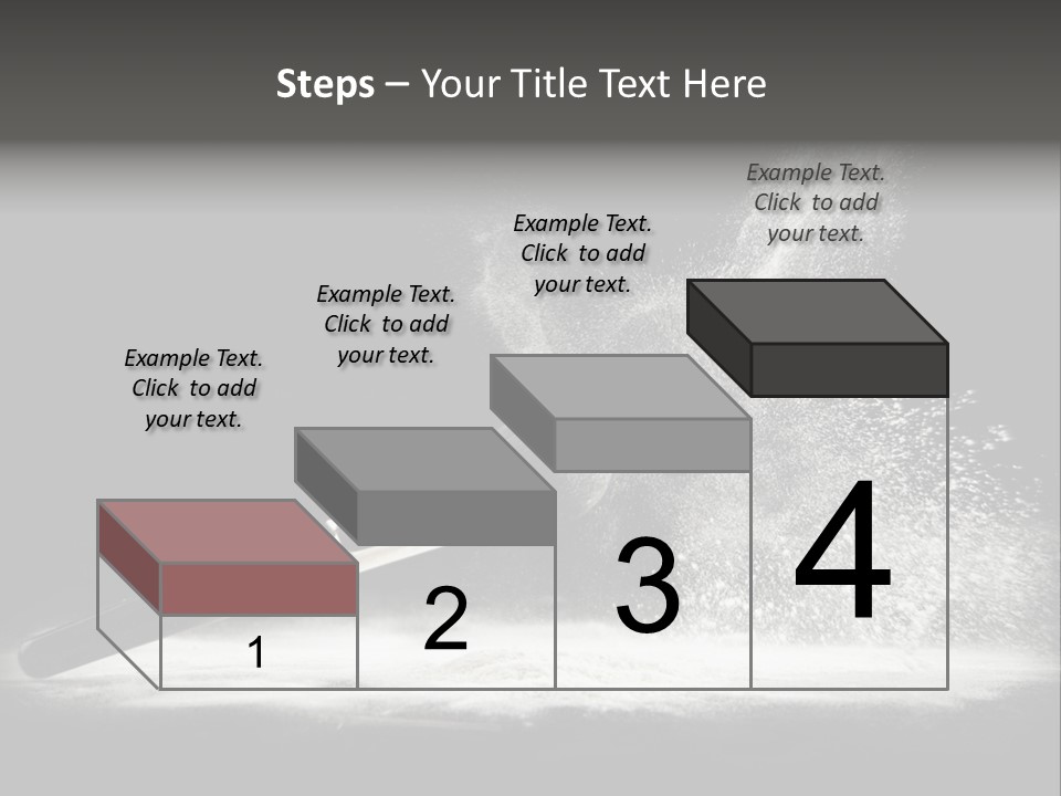 A Black And White Photo Of A Brush With Powder Coming Out Of It PowerPoint Template