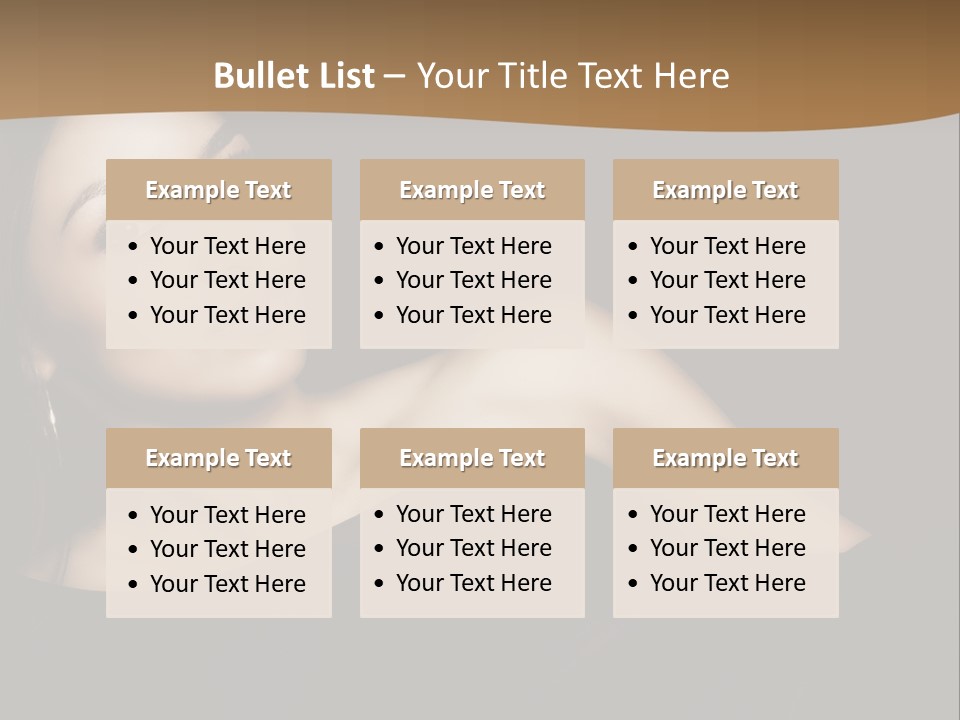 A Woman In A Black Dress Posing For A Picture PowerPoint Template