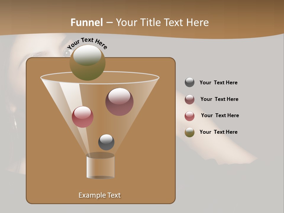 A Woman In A Black Dress Posing For A Picture PowerPoint Template